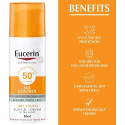 Eucerin Oil Control SPF50+ Protection Solaire %%sep%%Parapharmacie gros
