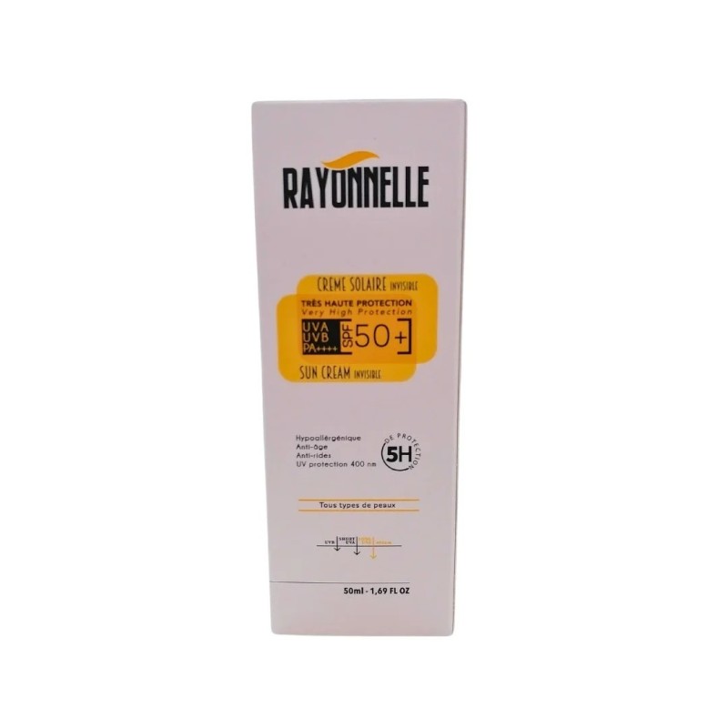 Protection solaire invisible SPF50+ Rayonnelle